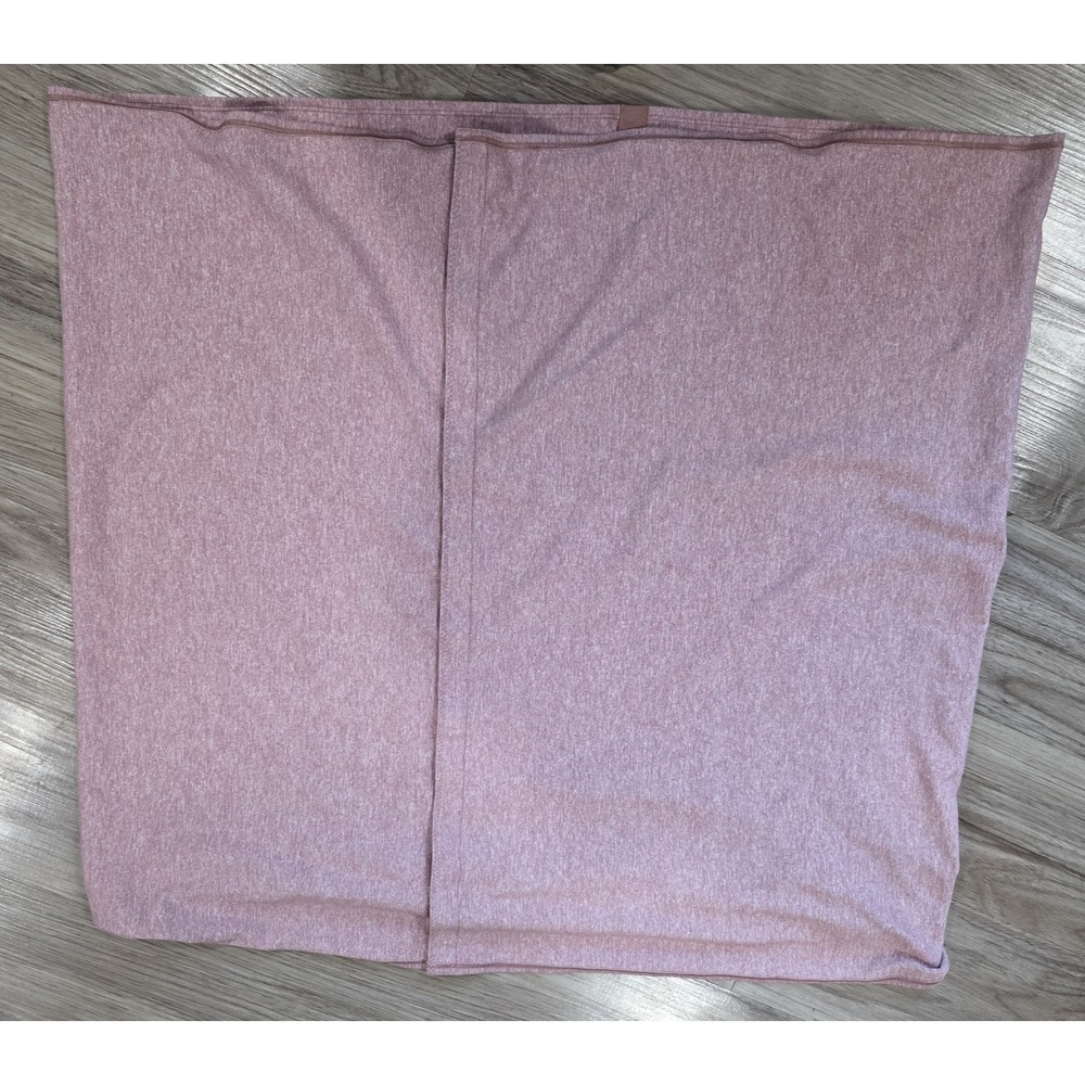Lululemon Vinyasa Snap Scarf Soft Heather Mauve Winter Cozy Running Outerwear
